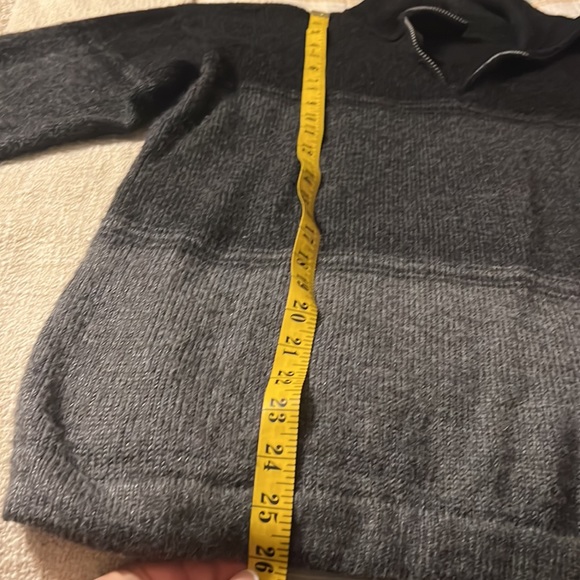 Mens soft quarter zip sweater - Picture 3 of 5